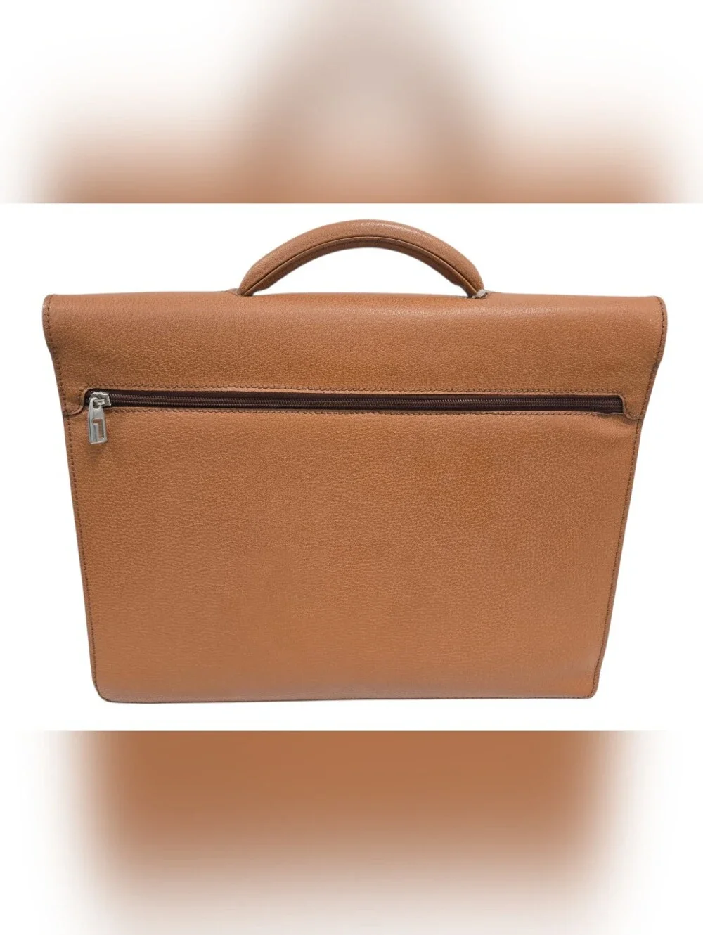 Lancel Made In ITALY Leather  Briefcase Excellent